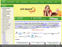 Tablet Screenshot of hit-shop.cz